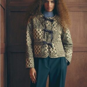 SARIA JACKET - SÉZANE X ANTOINETTE POISSON IN DOMINOTE PATCH